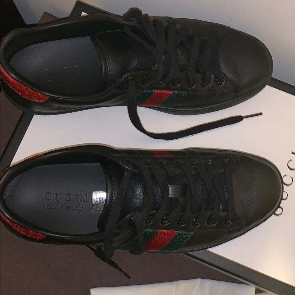 Gucci  black sneakers (men)